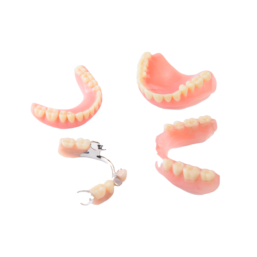 Imagen distintas prótesis dentales